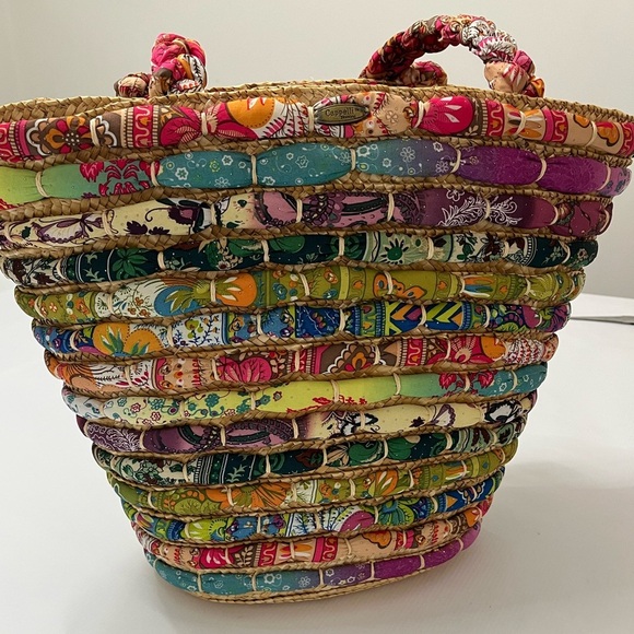 Cappelli Straworld - Large woven fabric bucket tote bag - Picture 8 of 14